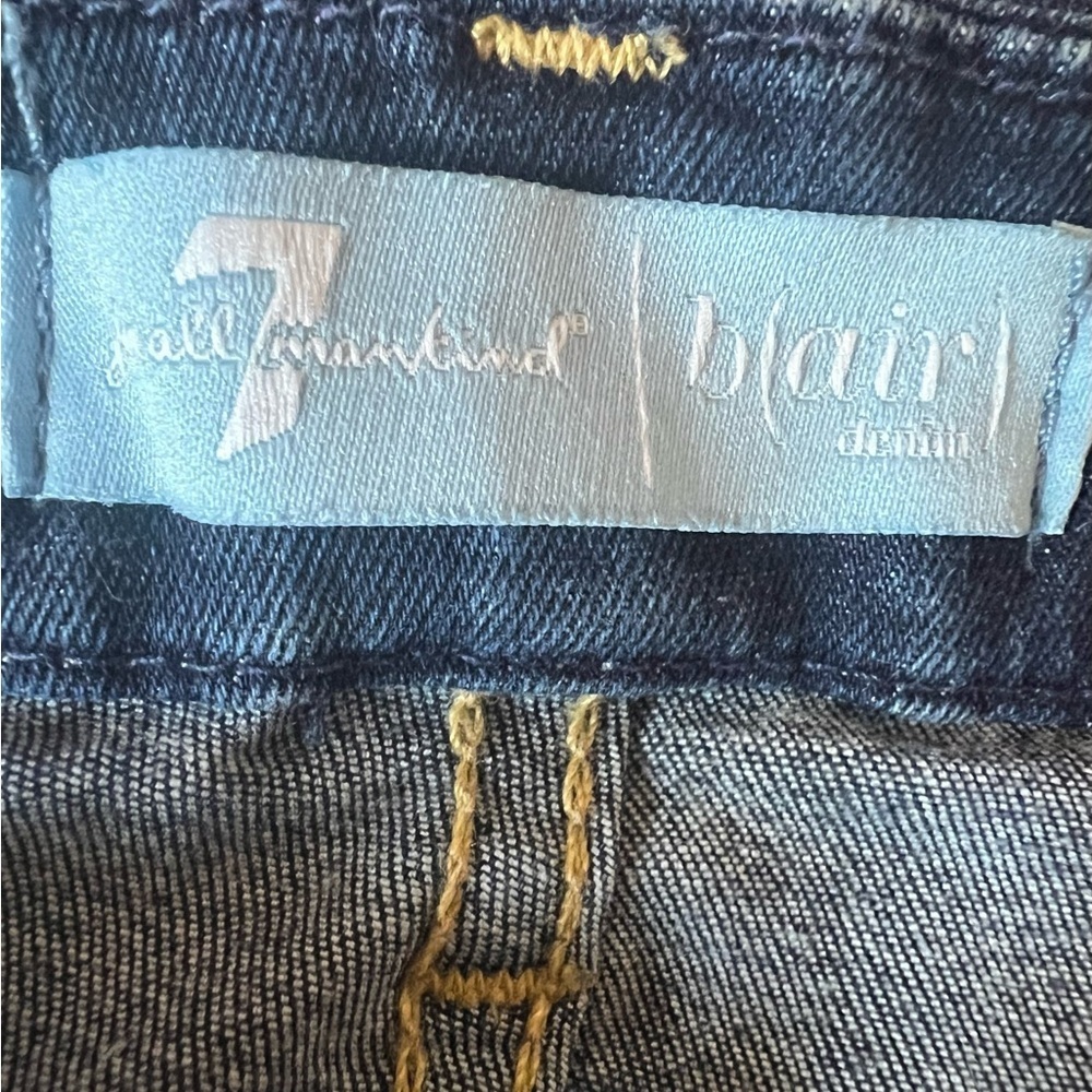 7 For All Mankind Distressed b(air) the ankle skinny jeans size 27 Women - Picture 12 of 14